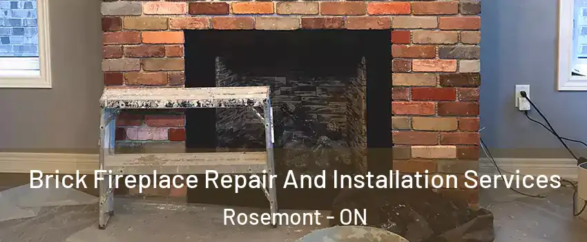 Brick Fireplace Repair And Installation Services Rosemont - ON