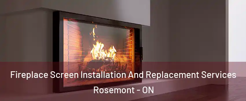  Fireplace Screen Installation And Replacement Services Rosemont - ON