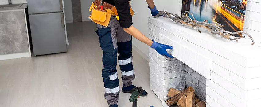 Outdoor Fireplace Restoration in Alliston, Ontario