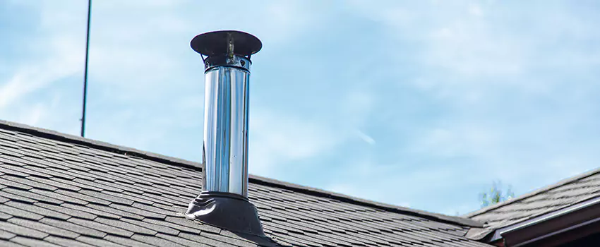 Outdoor Metal Chimney Installation in Alliston, Ontario