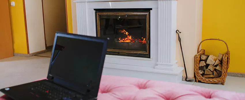 Valor Outdoor Gas Fireplace in Alliston, Ontario