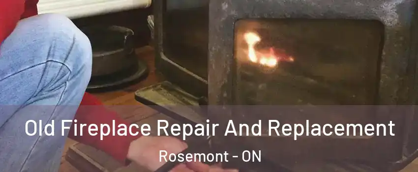  Old Fireplace Repair And Replacement Rosemont - ON
